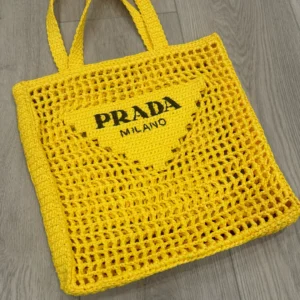 Prada Crochet Tote
