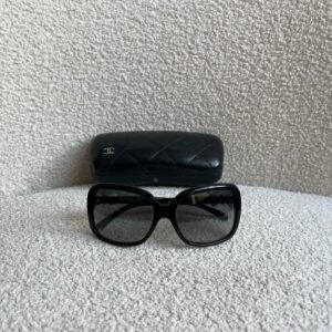 Chanel Black Bow Sunglasses