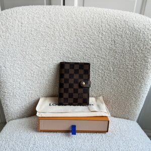 Louis Vuitton Damier Ebene Small Ring Agenda Cover