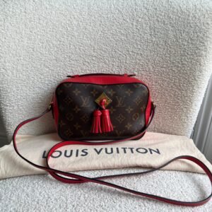 Louis Vuitton Saintonge Monogram Red